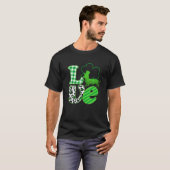 Love Dachshund Weiner Dogs St Patrick's Day T-shirt (Voorkant volledig)