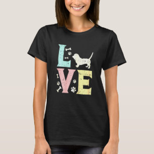 Love Dachshund Weiner Sause Dog Animal Pet Women T-shirt