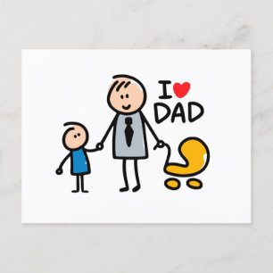 Love Dad Briefkaart