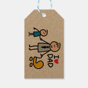 Love Dad Cadeaulabel