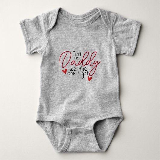 Love Dad Fun with Hearts Romper (Voorkant)