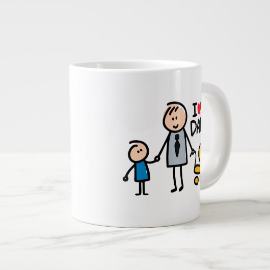 Love Dad Grote Koffiekop (Voorkant rechts)