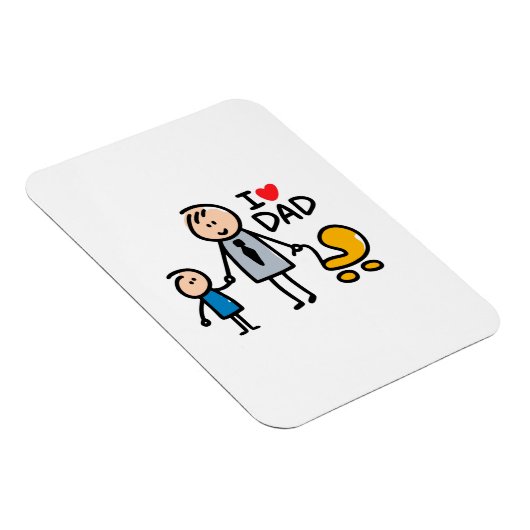 Love Dad Magneet (Rechterzijde)