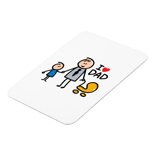 Love Dad Magneet (Linkerzijde)