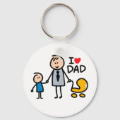 Love Dad Sleutelhanger (Voorkant)