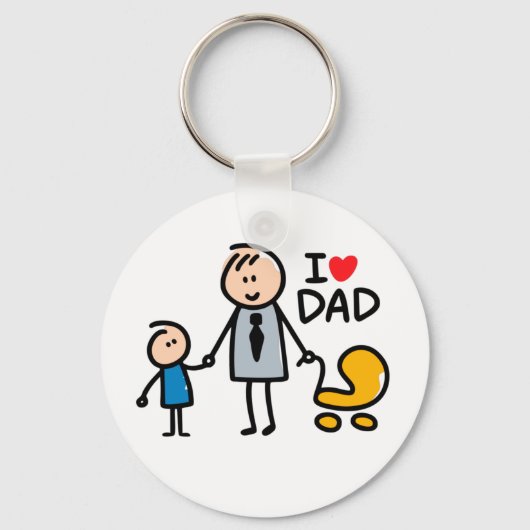 Love Dad Sleutelhanger (Voorkant)