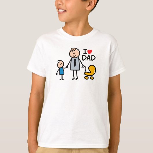 Love Dad T-shirt (Voorkant)