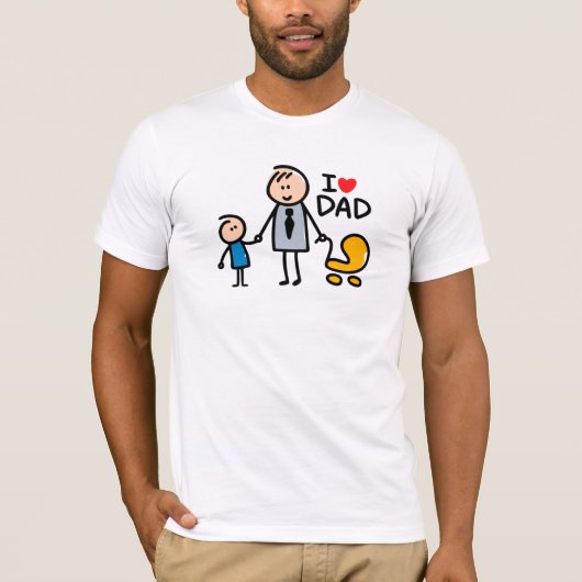 Love Dad T-shirt (Voorkant)