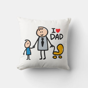 Love Daddy print Kussen