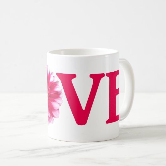 Love Dahlia Koffiemok (Voorkant rechts)