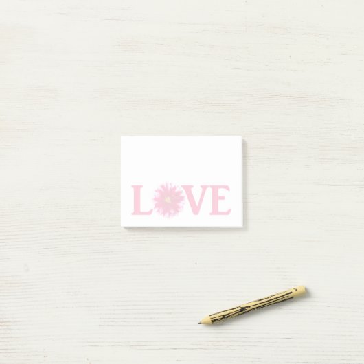 Love Dahlia Post-it® Notes (Op bureau)