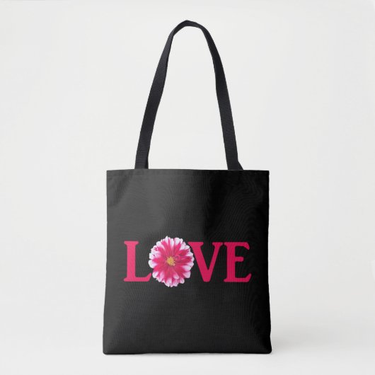 Love Dahlia Tote Bag (Voorkant)