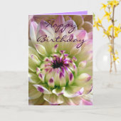 Love-Dahlias Flora_ Kaart (Gele Bloem)