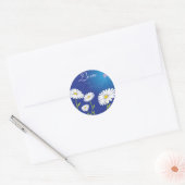 Love Daisies Flower Garden Vlinder Stickers (Envelop)