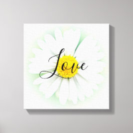 Love Daisy Canvas Afdruk