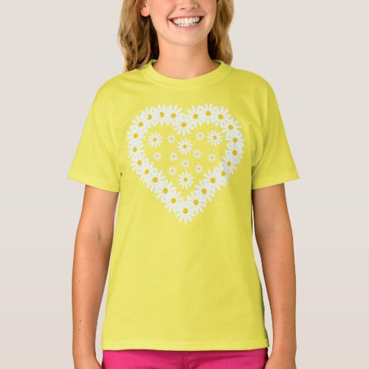 Love Daisy Flowers T-shirt (Voorkant)
