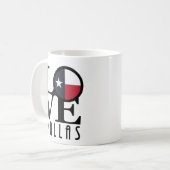 LOVE Dallas 11oz Koffiemok (Voorkant links)