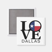 LOVE Dallas Magneet (Voorkant / Achterkant)