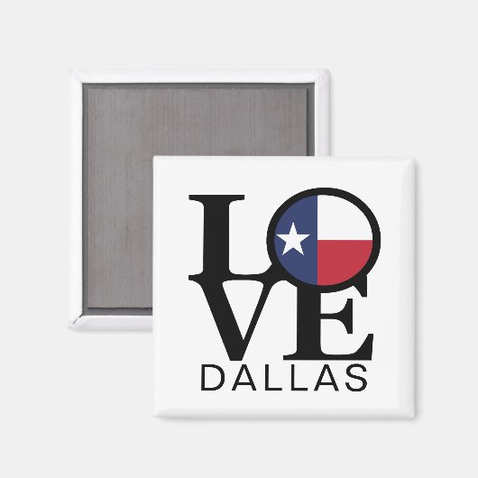 LOVE Dallas Magneet (Voorkant / Achterkant)