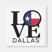 LOVE Dallas Magneet (Voorkant)