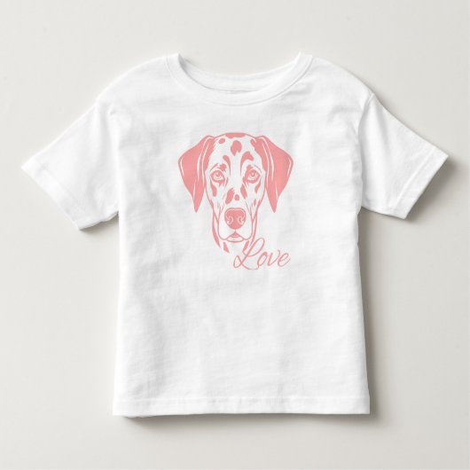 Love Dalmata Kinder Shirts (Voorkant)