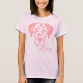 Love Dalmata T-shirt (Voorkant)