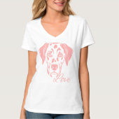 Love Dalmata T-shirt (Voorkant)