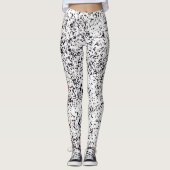 Love Dalmatian Black Spoted Leggings (Voorkant)