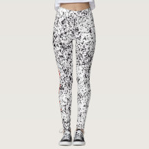Love Dalmatian Black Spoted Leggings