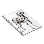 Love Dalmatian Puppy Dog - Spotfire Dog Notitieboek (Rechterzijde)