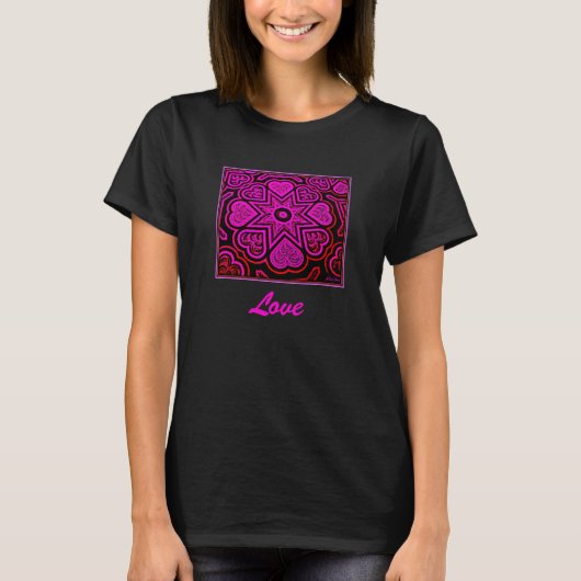 'Love' Dames T-shirt (Voorkant)