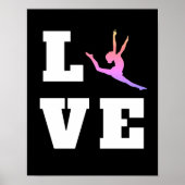 Love Dance | Colorful Dancer Poster (Voorkant)
