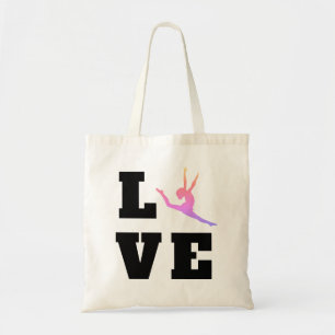 Love Dance   Colorful Dancer Tote Bag