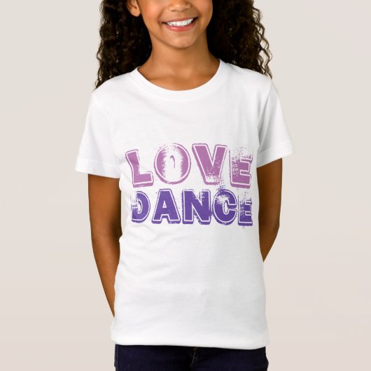 Love Dance Girls Tshirt (Voorkant)