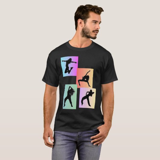 Love Dance Teacher Dancer Instructor T-shirt (Voorkant volledig)