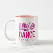 Love Dance Tweekleurige Koffiemok (Links)