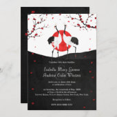 Love Dance - Wedding Invitation Kaart (Voorkant / Achterkant)