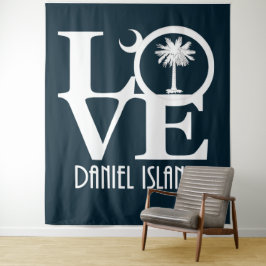LOVE Daniel Island South Carolina Wandkleed