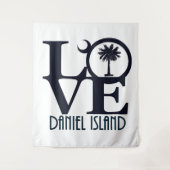 LOVE Daniel Island Wandkleed (Voorkant)