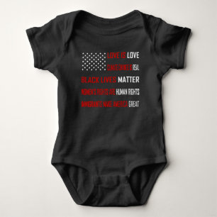 Love Dark Baby Bodysuit