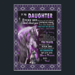 Love Daughter | Brief aan mijn dochter-liefde voor Kaart<br><div class="desc">Love Daughter | Aan mijn dochter is mijn liefde voor jou eeuwig liefde voor papa</div>