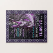 Love Daughter | Brief aan mijn dochter-liefde voor Legpuzzel (Horizontaal)