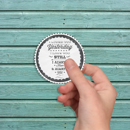 Love Day Gedicht Sticker