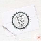 Love Day Gedicht Sticker (Envelop)