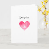 "Love Day" Heart Jubileum Kaart (Gele Bloem)