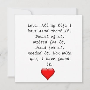 Love Day Holiday Card Feestdagenkaart