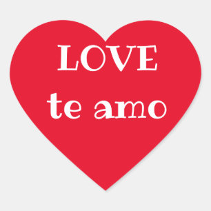 LOVE de amo Classic Ronde Stickers