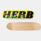 LOVE DE HERB JMT 7 3/4" Skateboard Dek (Horizontaal)