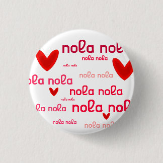 Love de lis ronde button 3,2 cm