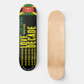 LOVE DECADE 8 1/4" Skateboard Deck (Voorkant)